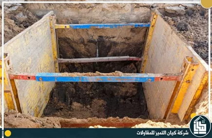 سند جوانب الحفر بالرياض